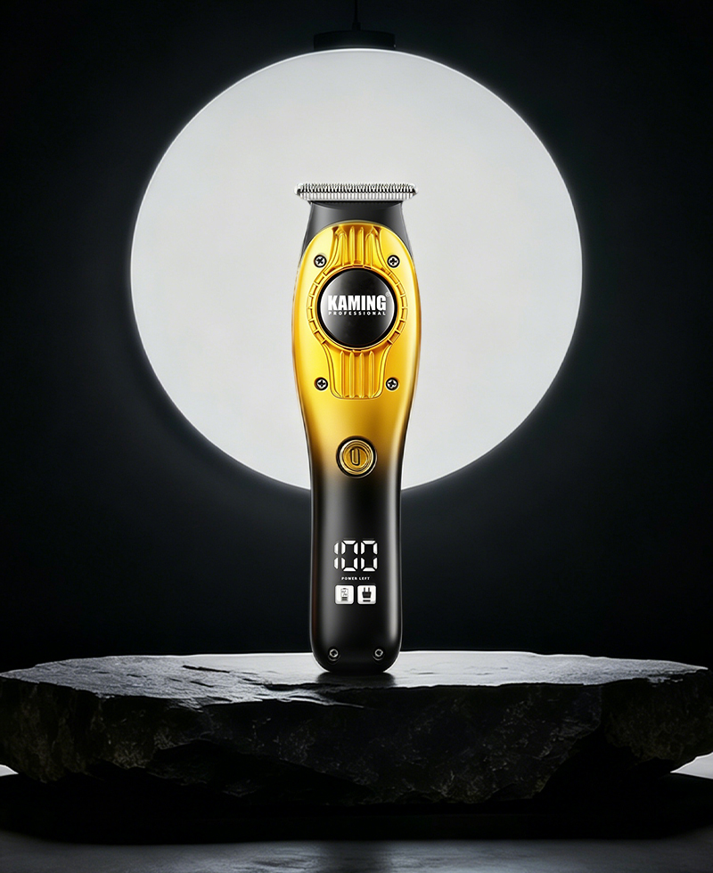Kaming 1710 Professional Zero Gap Digital Display Carving Hårtrimmer