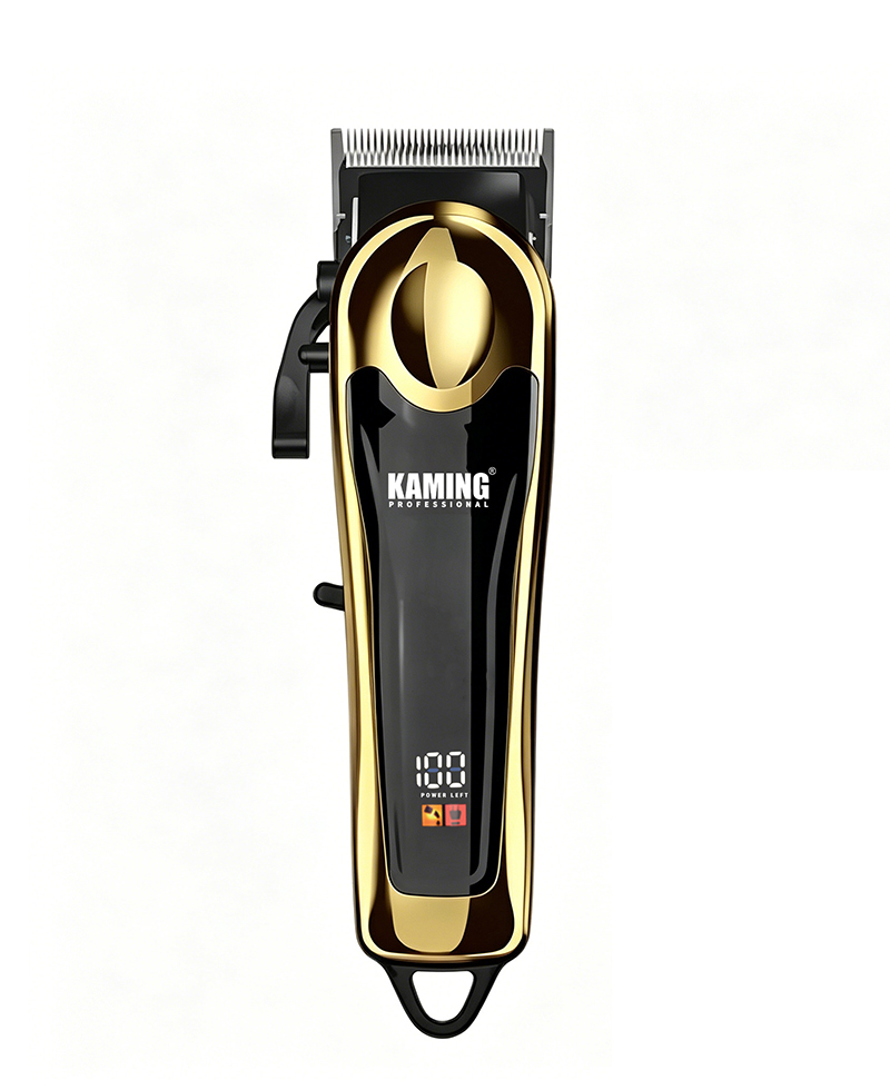 Kaming Professional Justerbar LCD Display Fade Hårklipper for salonger