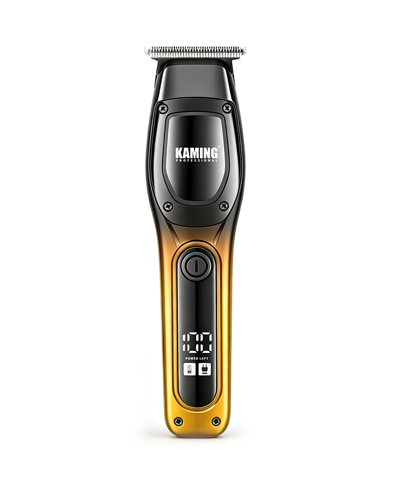 Kaming1711 Ny elektrisk hårklipper for menn Zero Gap Digital Display 7000 RPM Detaljtrimmer Cross Border Trade